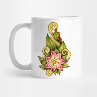 Beautiful Abstract Colored Floral Composition Mug